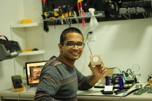 Ph.D. student Rahil Jain, co-developer of SmartDx.