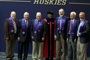 The Golden Huskies, Class of 1968, were honored for their work as engineers and for the mentorship of engineers following in their footsteps.