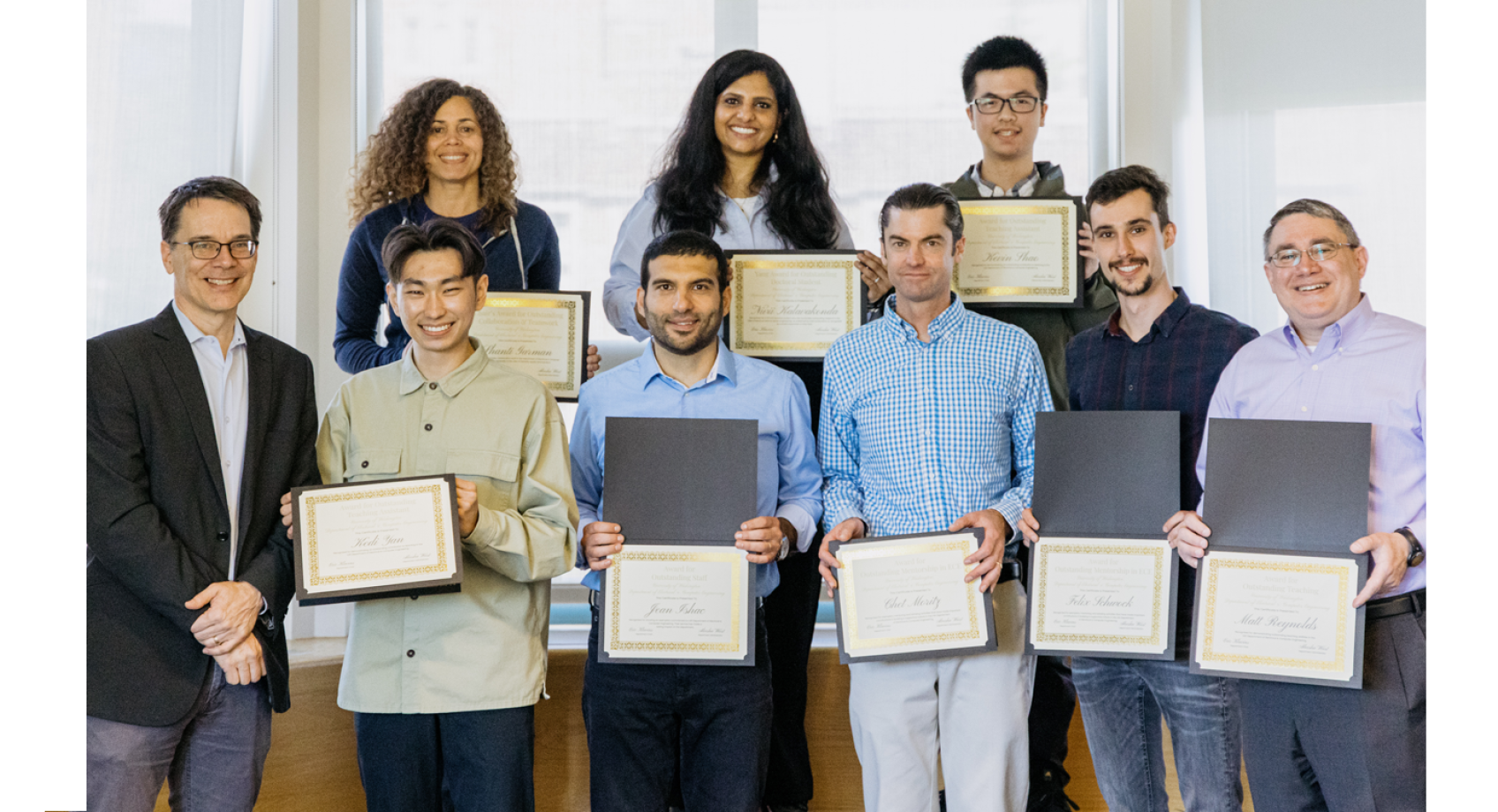 Congratulations to the 2024 UW ECE Awards recipients! Banner